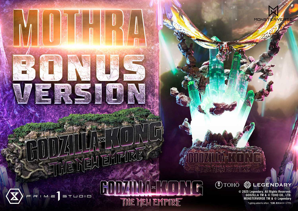 【預購】Prime 1 Studio UDMGXK-03S 哥吉拉與金剛:新帝國 摩斯拉 場景雕像 特典版