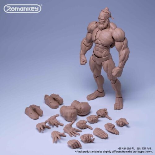 預定 第四季 Romankey 超可動 男素體 1/12 大塊頭 Big Guy UMS003 黃膚 孔子