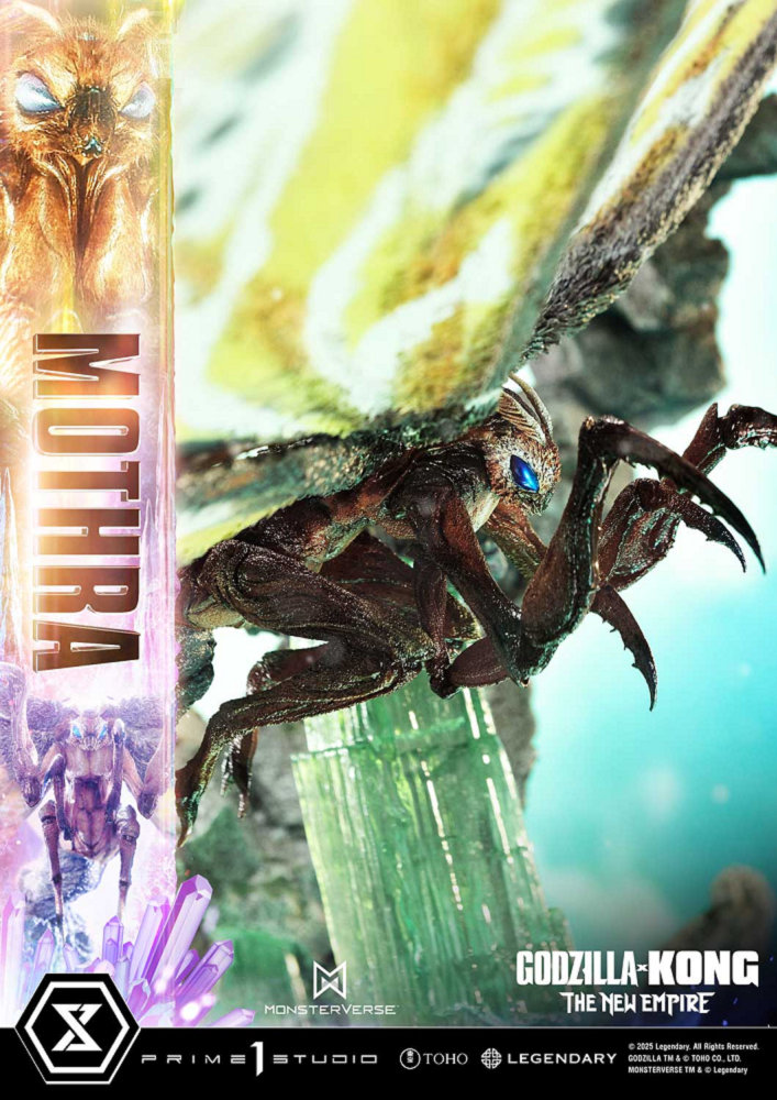 【預購】Prime 1 Studio UDMGXK-03S 哥吉拉與金剛:新帝國 摩斯拉 場景雕像 特典版:圖片 3