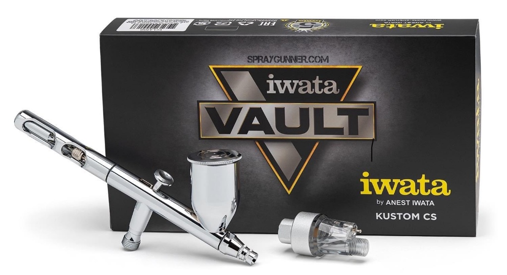 【星辰玩具】 岩田iwata●頂級Vault Kustom CS 0.35口徑噴筆14ml漆杯#ECL4700