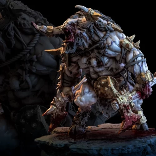 Aurox Warriors pose12奧羅克斯戰士pose12 3D列印模型TAM